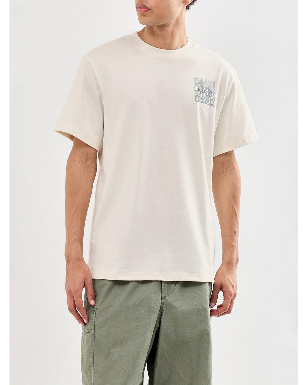 The North Face White Mountain Escape Relaxed T-Shirt Cream for men