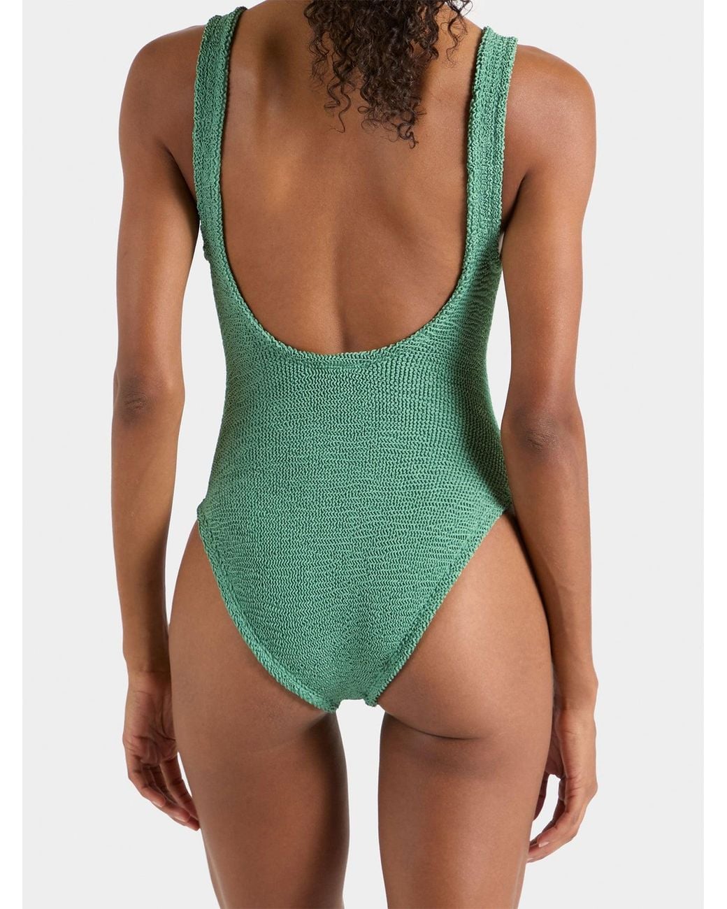 Hunza G Green Domino Swimsuit