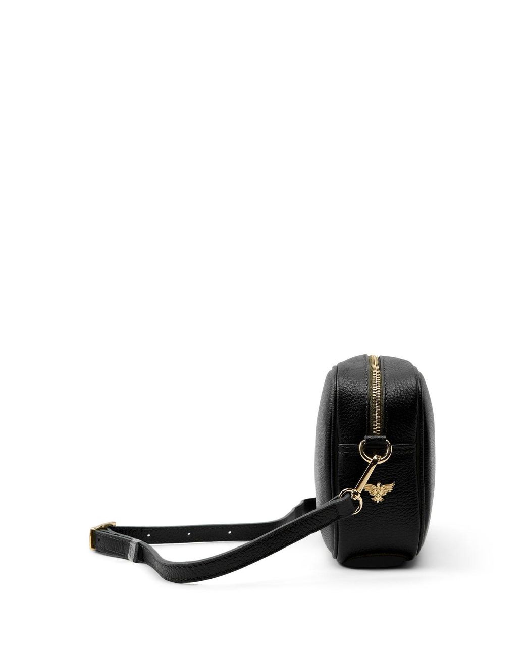 Apatchy London Black The Tassel Crossbody Bag