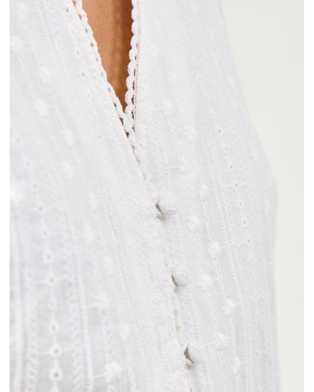 Nobody's Child White Eliza Waistcoat Top