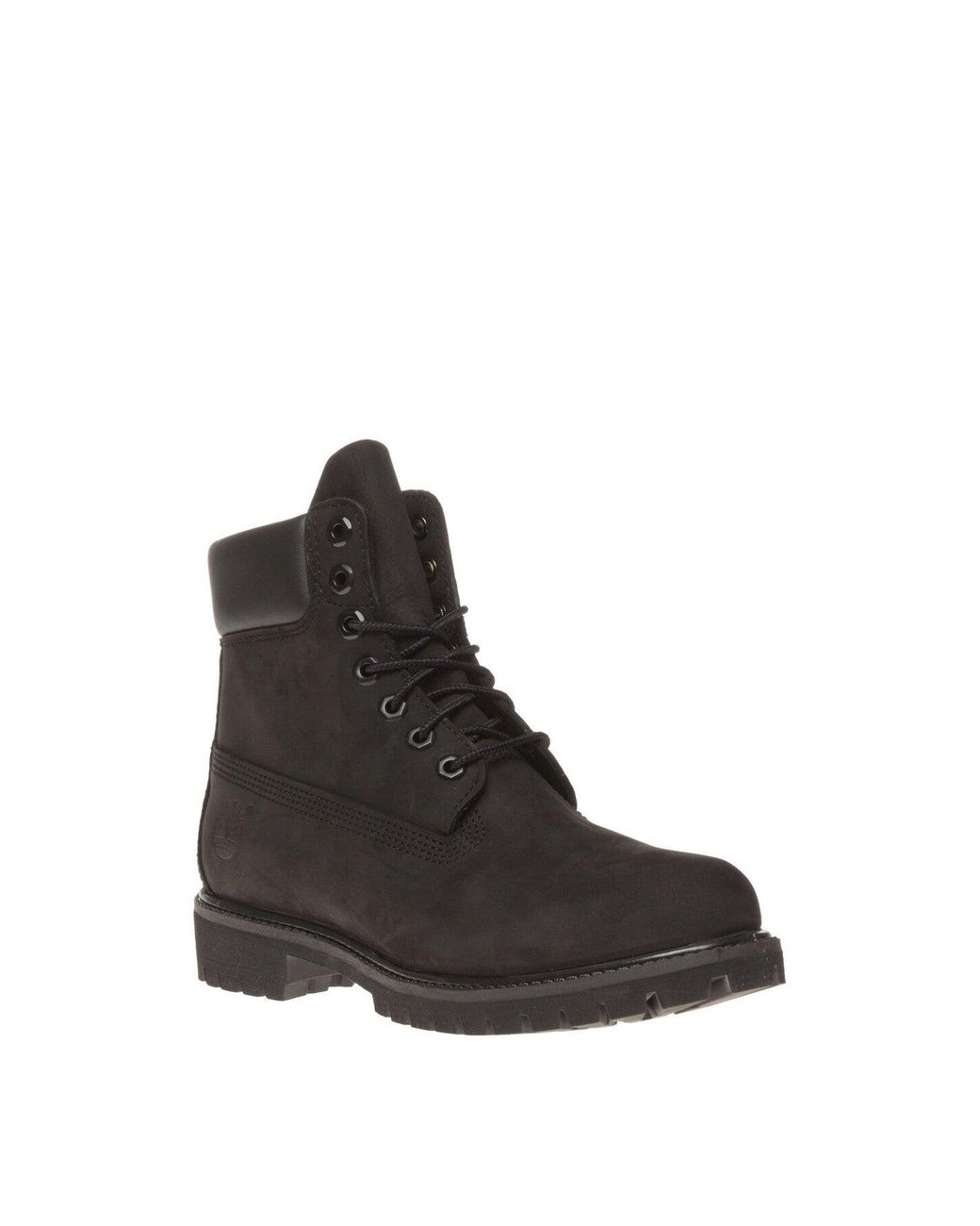 Timberland Black 6' Premium Boots, Leather for men