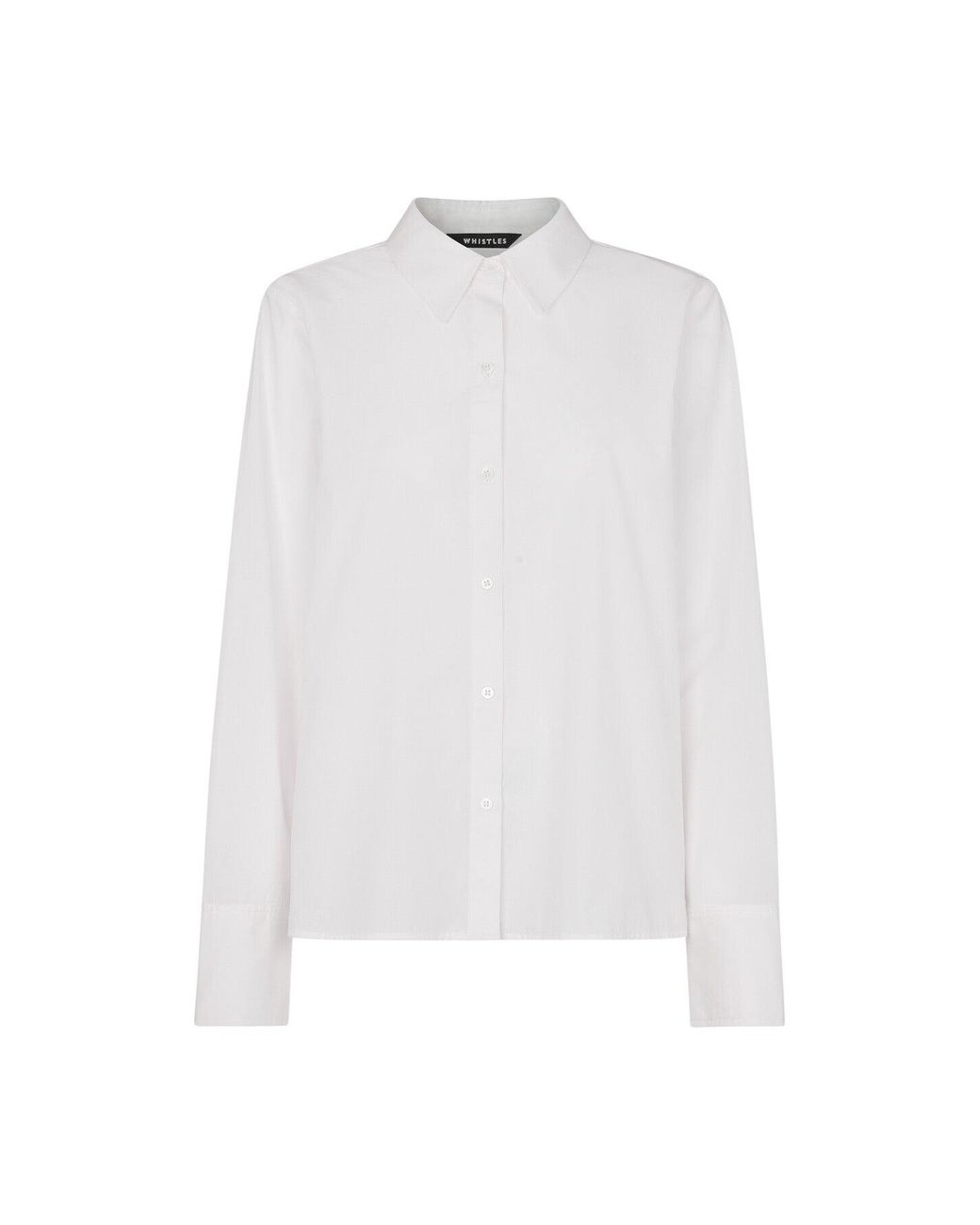 Whistles White Women's Boxy Cotton Shirt