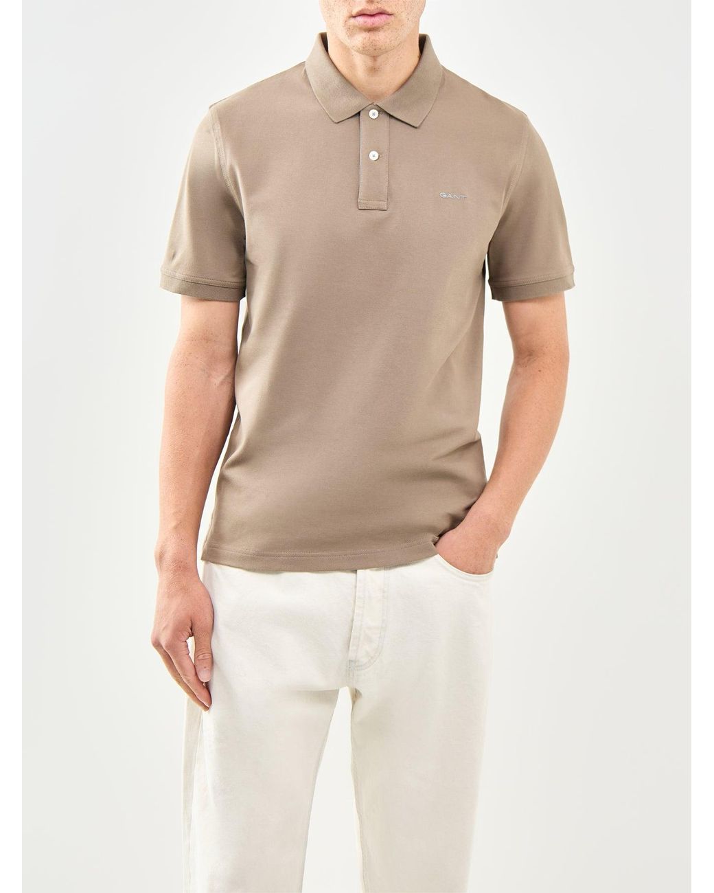 Gant Natural Contrast Pique Polo for men