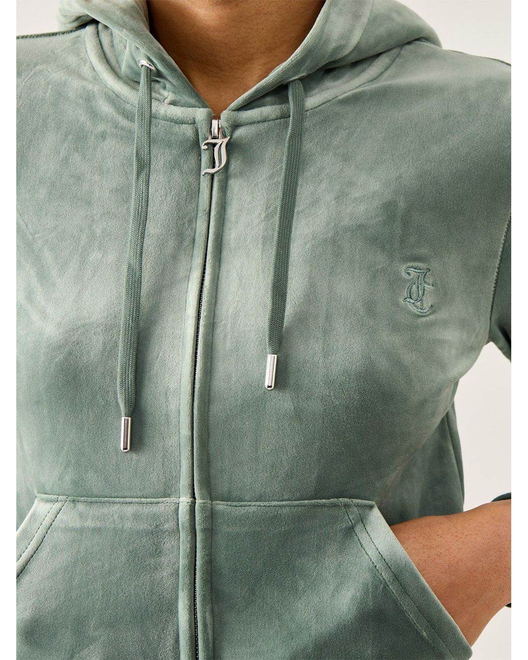 Juicy Couture Green Robertson Class Hoodie