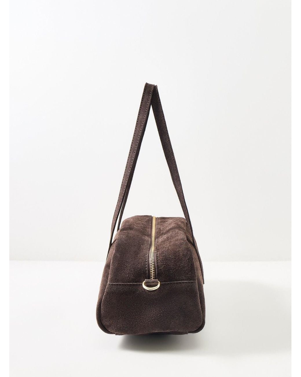 Marlon White Manny Suede Tote Bag