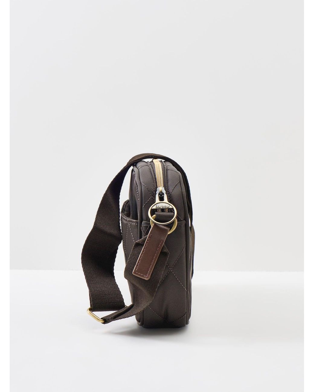 Barbour Black Quilted Crossbody Bag