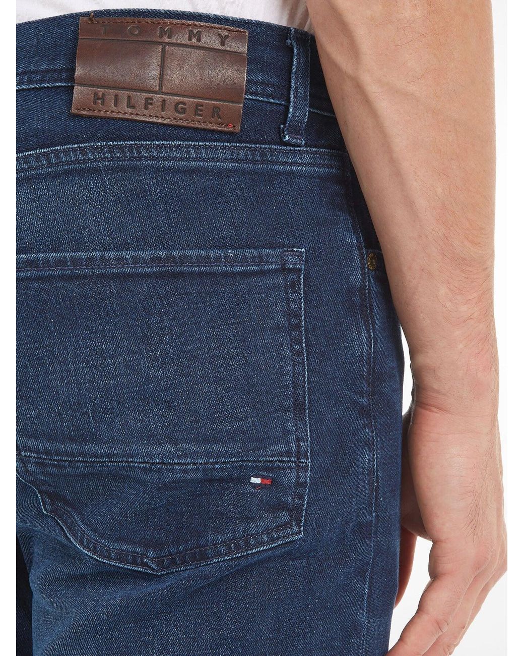 Tommy Hilfiger Blue Denton Straight Jeans for men