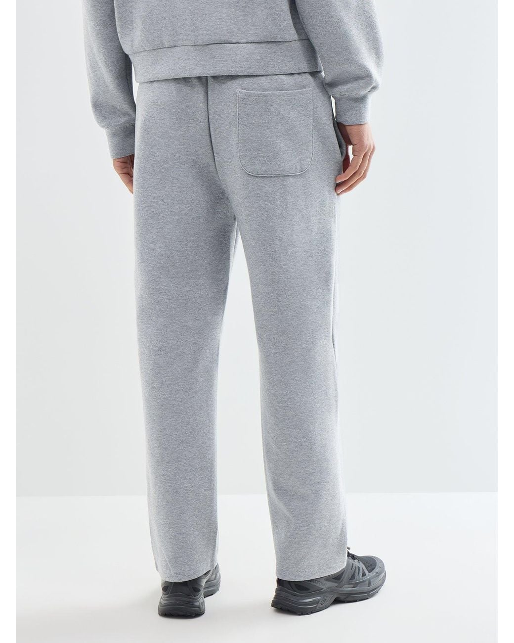 Only & Sons Gray Goyle Wide-Leg Blend Scuba Joggers for men