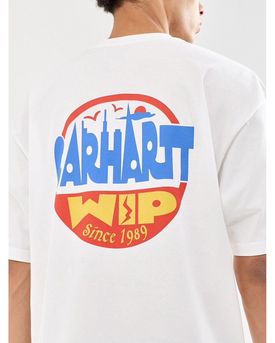 Carhartt White Luggage Label T-Shirt for men