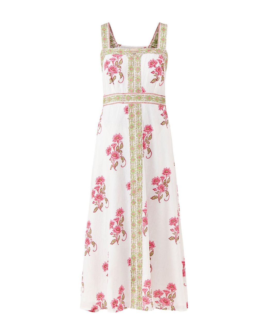 Aspiga Pink Margaritte Block Print Dress