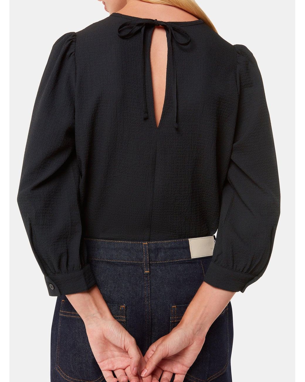 Whistles Black Zenni Blouse