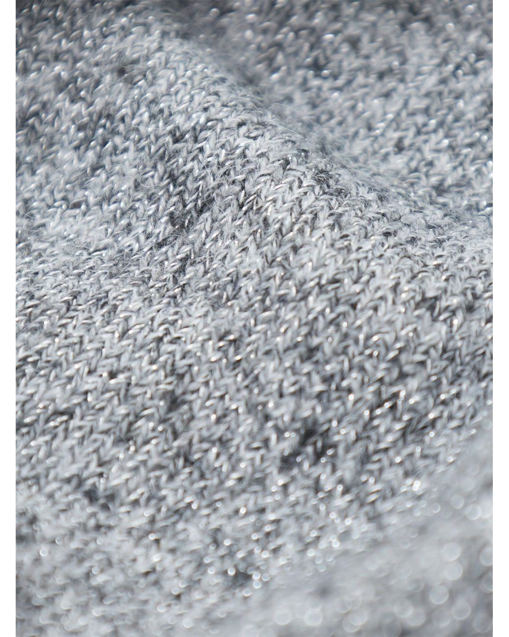 Vero Moda Blue Doffyshine Metallic Crew Neck Jumper