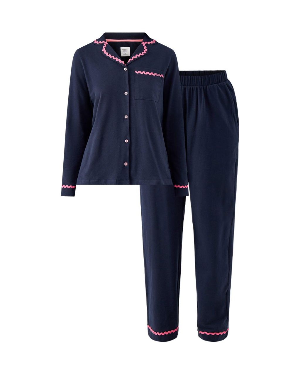 Chelsea Peers Blue Good Morning Long Pj Set