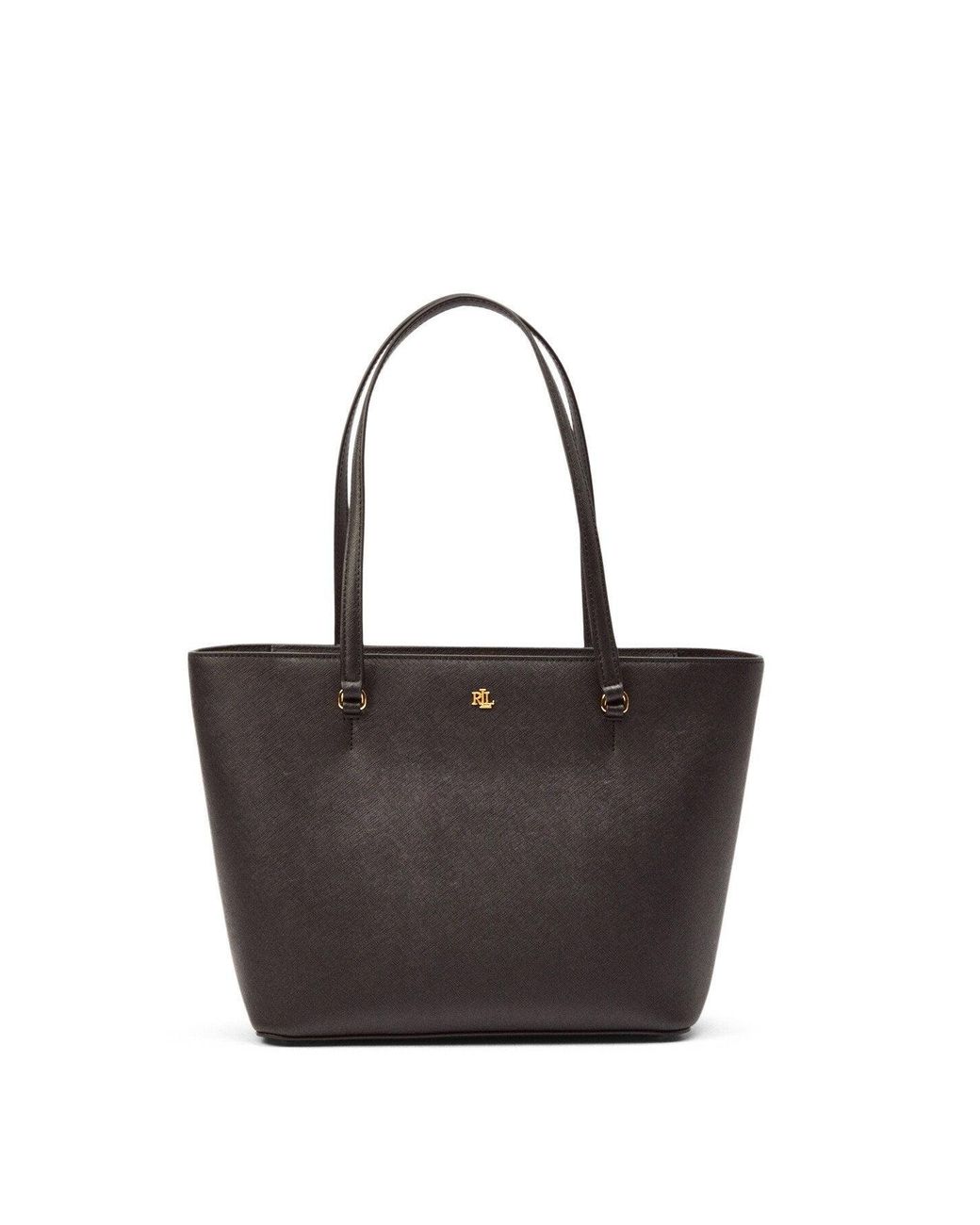Ralph Lauren Black Women's Karly Shopper Medium Tote