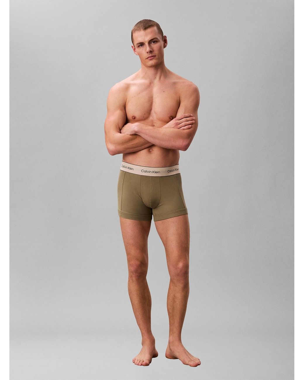 Calvin Klein White Heritage Trunks 3 Pack for men