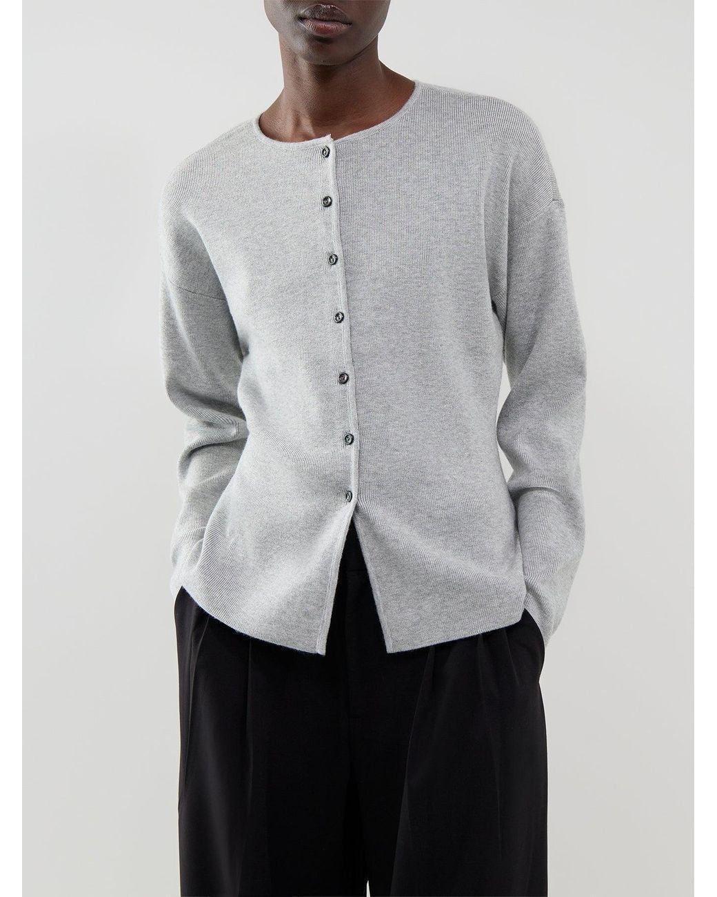 ONLY Gray Lucy Long-Sleeved Cardigan