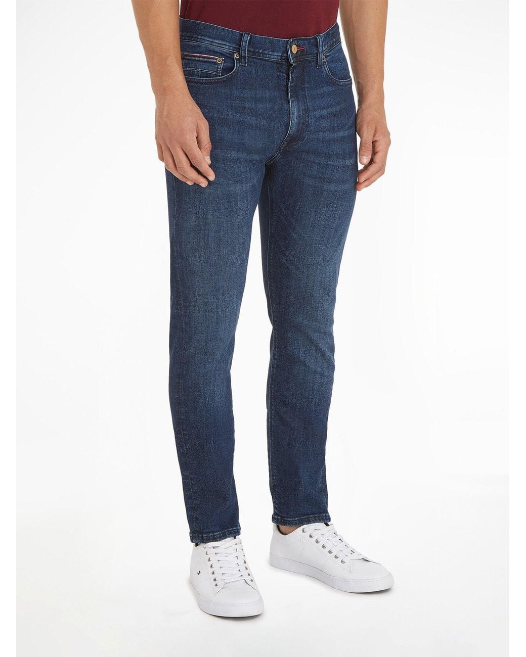 Tommy Hilfiger Blue Bleecker Slim Jeans for men