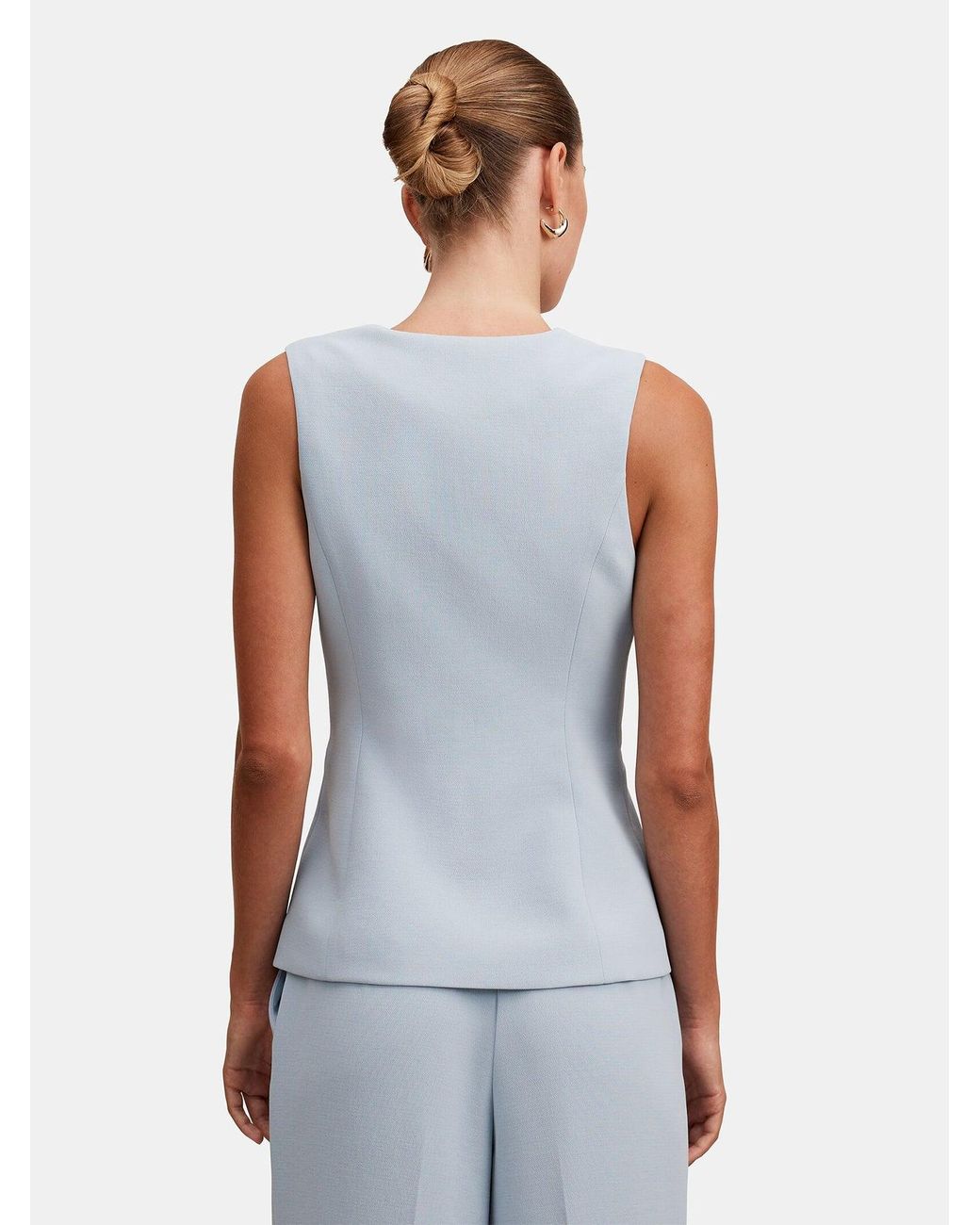 Forever New Blue Lindsey Waistcoat