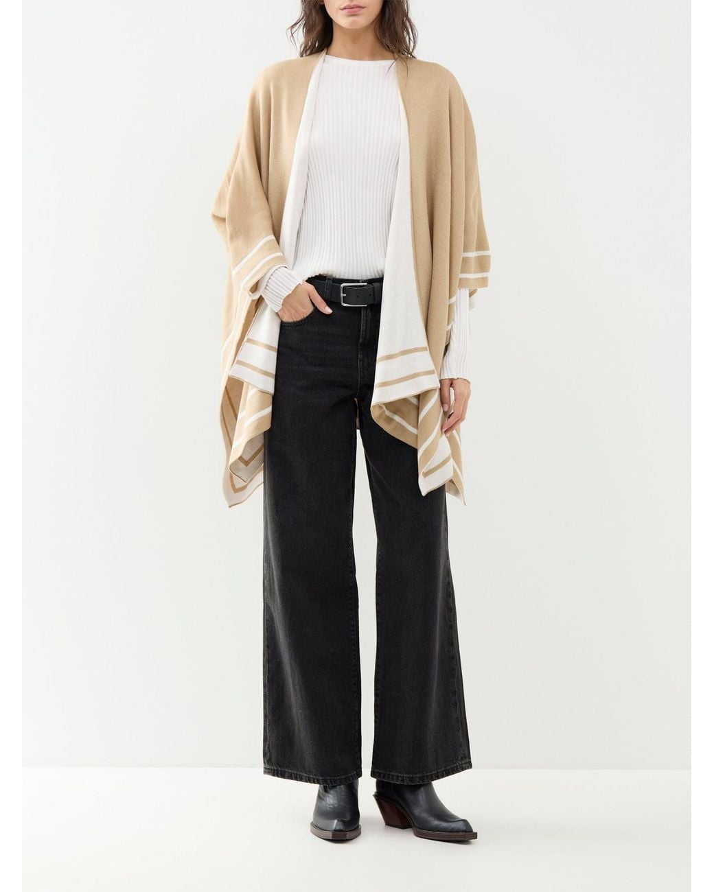 Ralph Lauren Natural Jet Set Poncho