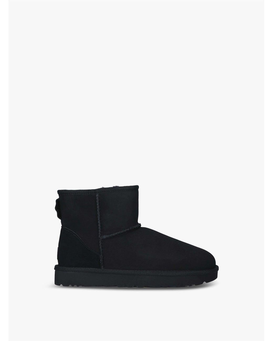 Ugg Black Classic Mini Ii Suede Ankle Boots