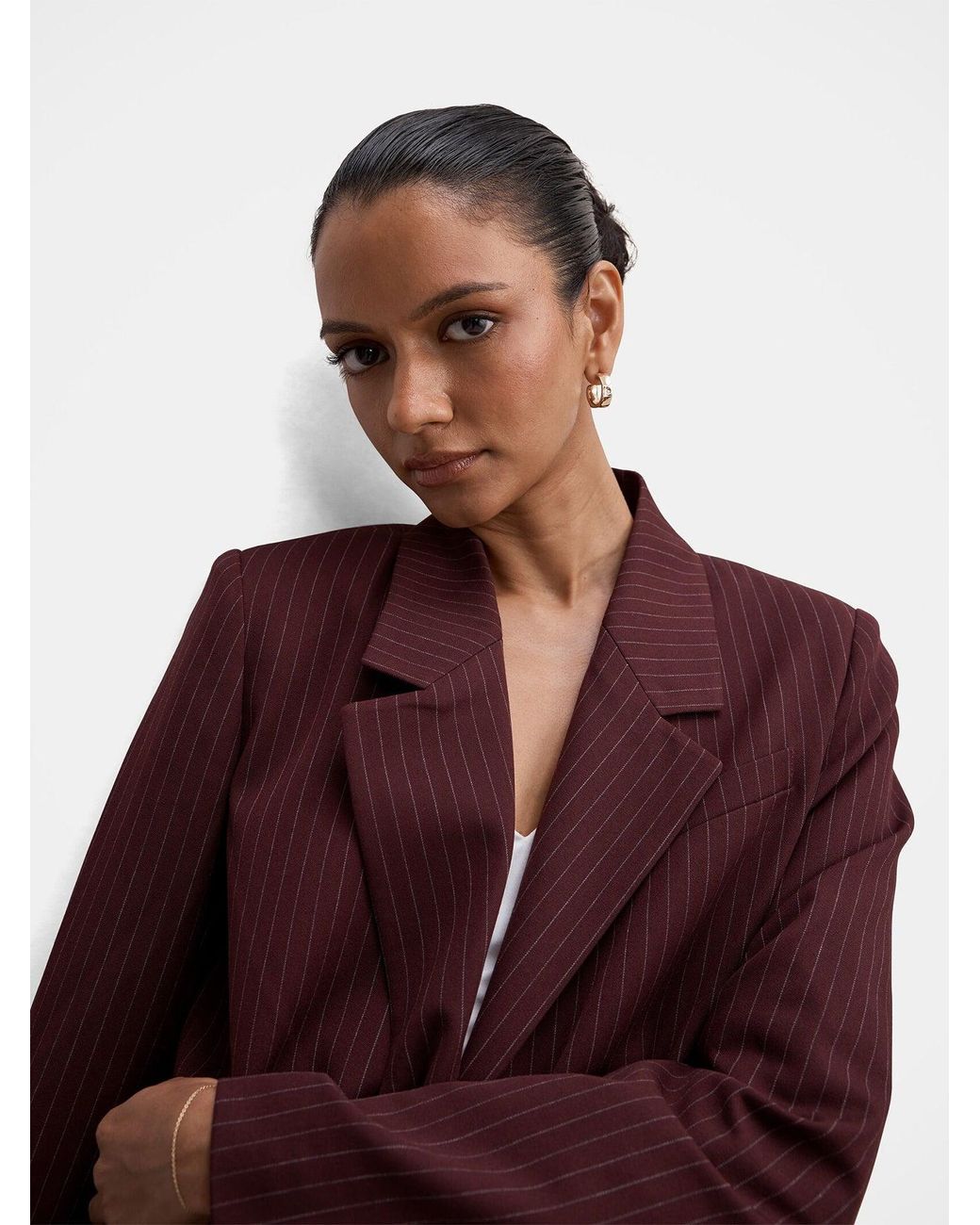 Forever New Purple Paloma Petite Single Breasted Blazer