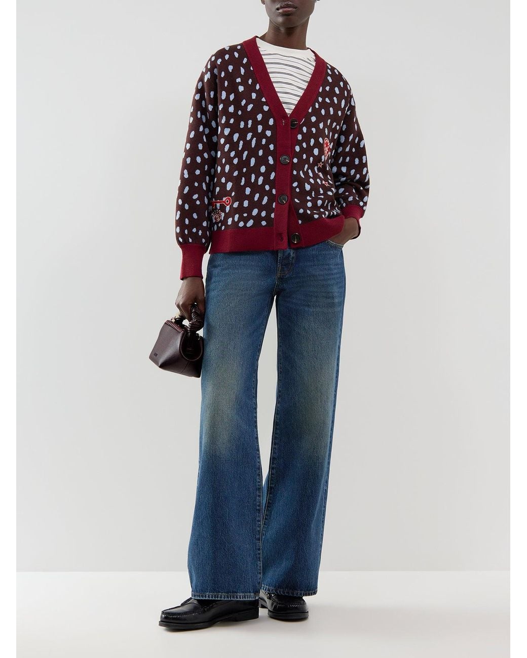 Never Fully Dressed Red Deer Cardigan