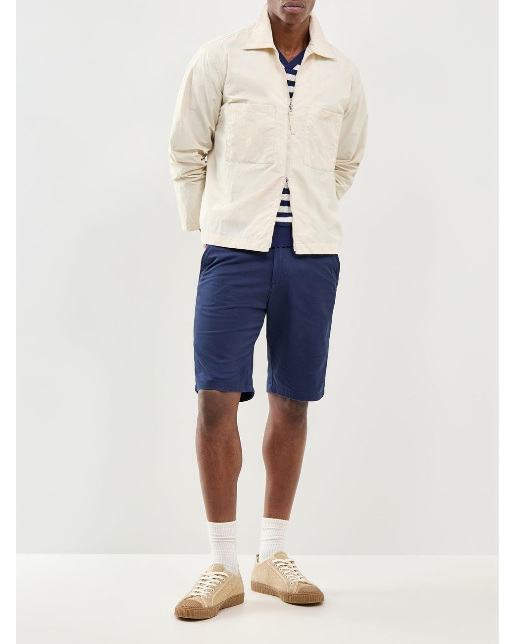 Jack & Jones Blue Jpstbowie Chino Shorts Regular Fit for men