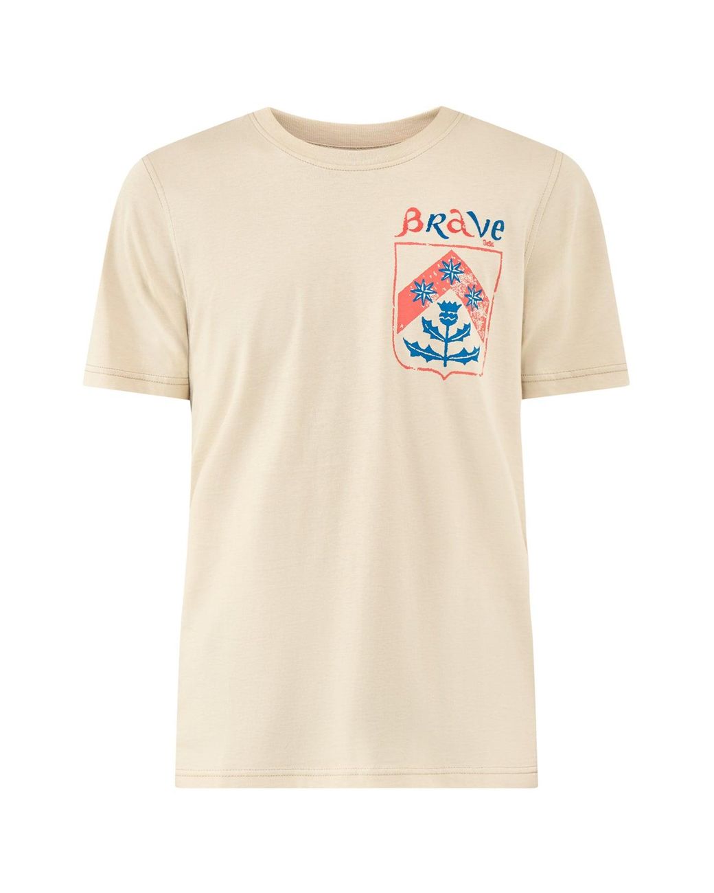 DIESEL White Rave Graphic T-Shirt for men