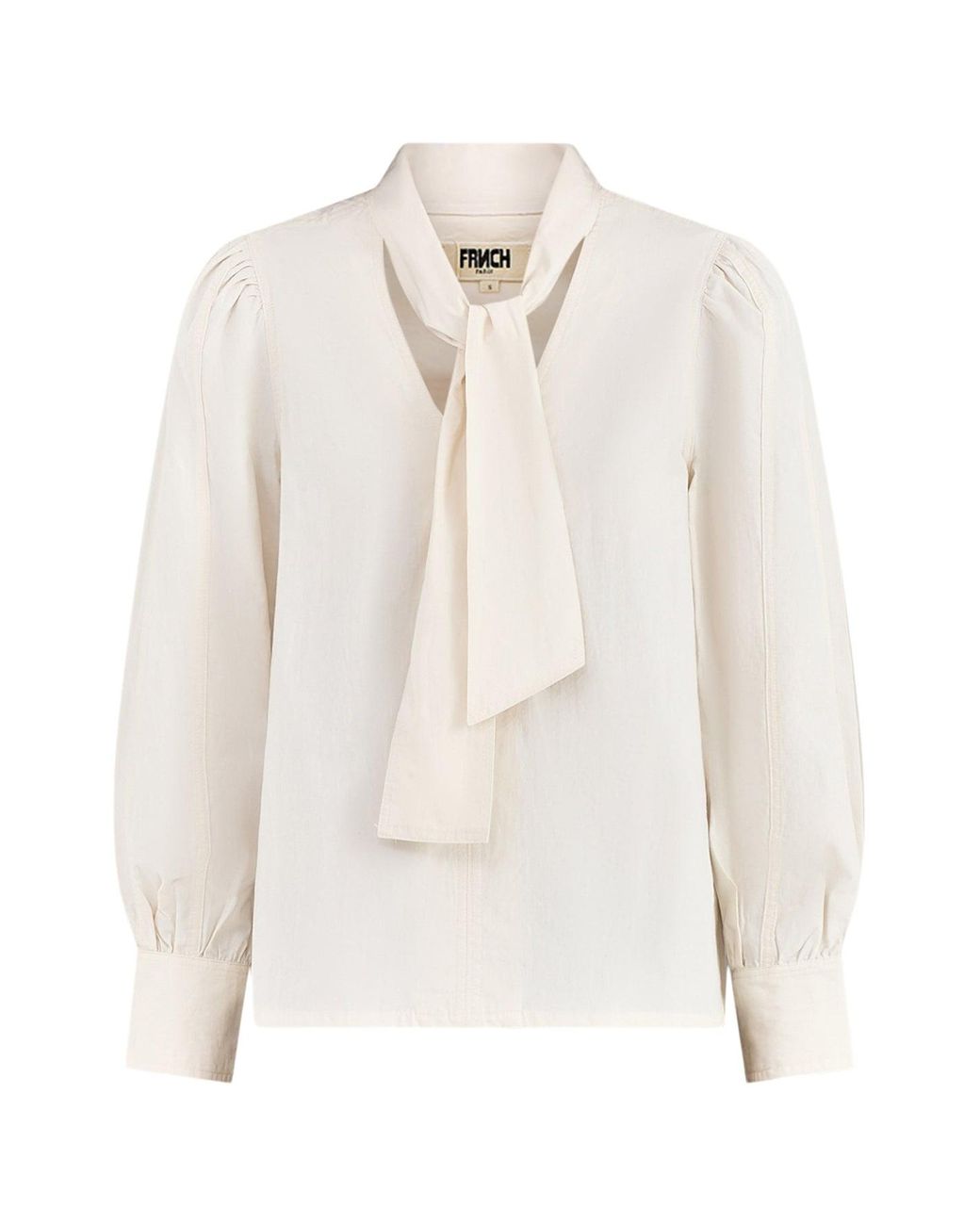 FRNCH White Taisha Blouse Cream