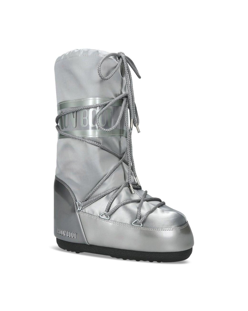 Moon Boot Gray Icon Glance Knee High Boots