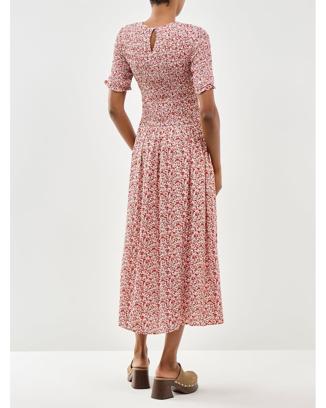 Nobody's Child Pink Shay Midi Dress, Viscose