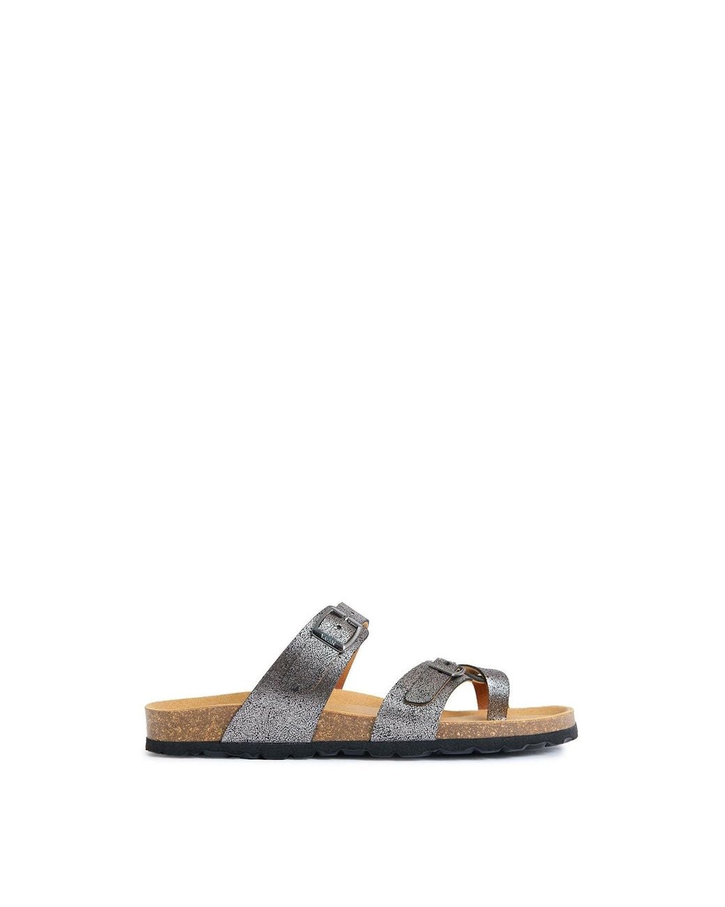 V.Gan White Vegan Garlic Comfort Footbed Sandals for men