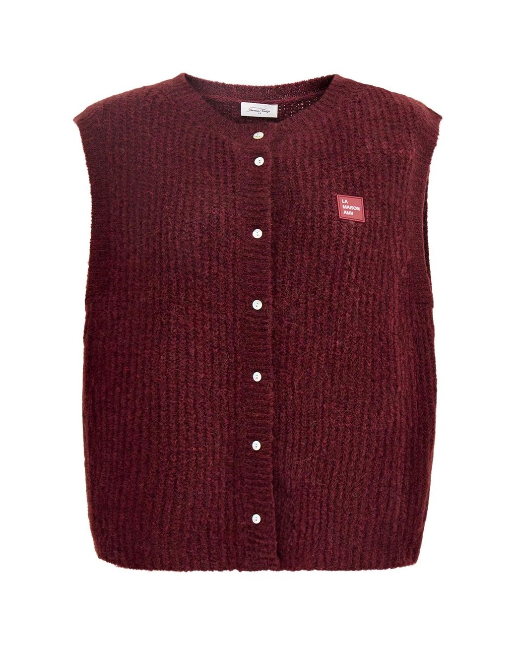 American Vintage Purple East Knit Vest