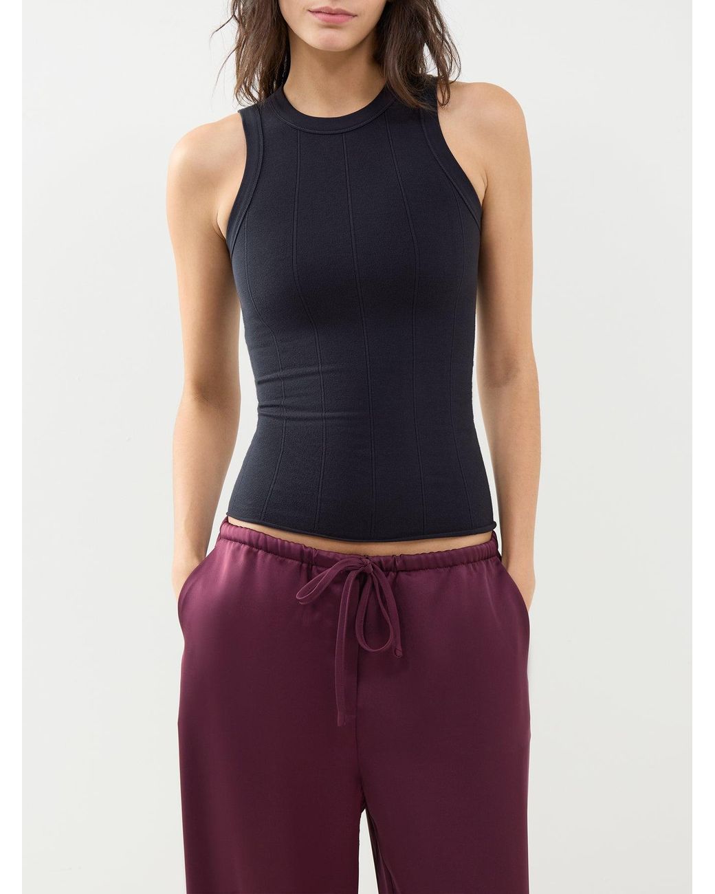 Free People Purple So Soft Tank Top