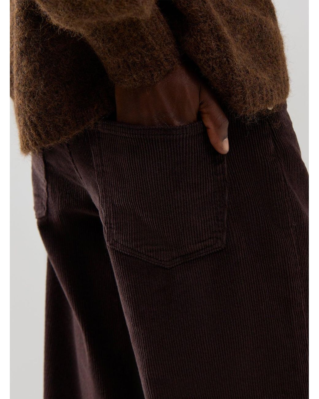 ONLY Multicolor Hope High-Waisted Wide Leg Corduroy Trousers
