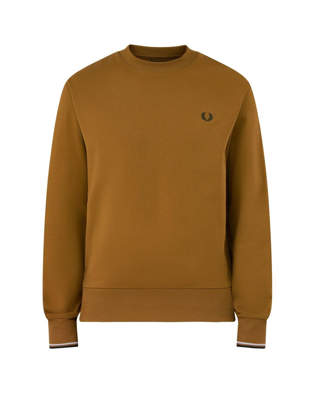 Fred Perry Natural Crew Neck Sweatshirt for men