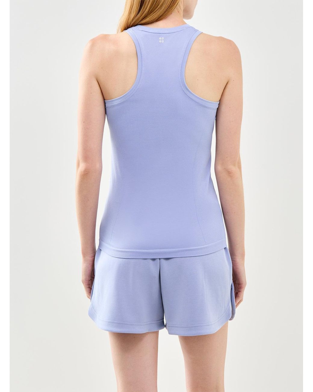 Sweaty Betty Purple Athlete Seamless Workout Tank Top