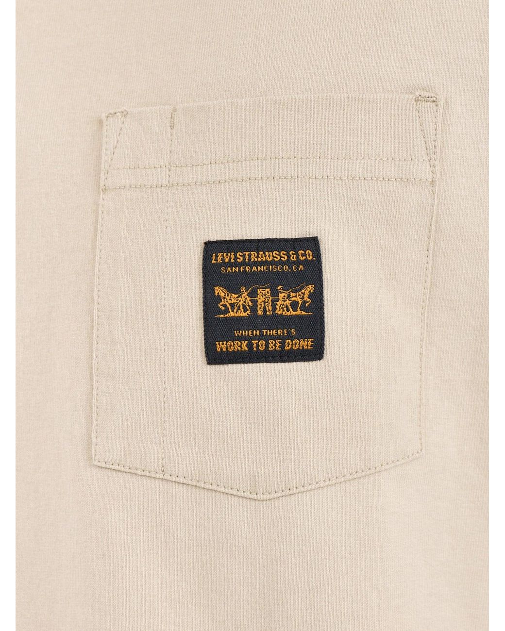 Levi's Natural Pocket T-Shirt for men