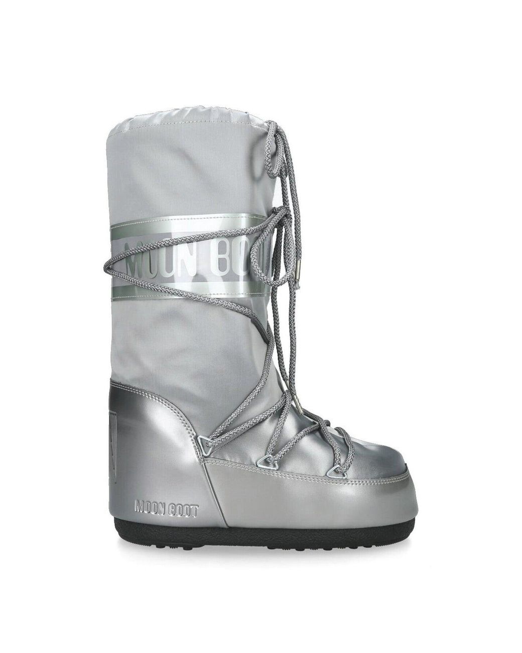 Moon Boot Gray Icon Glance Knee High Boots