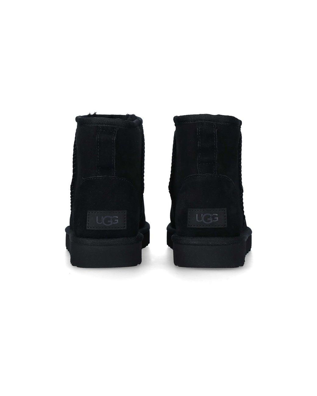 Ugg Black Classic Mini Ii Suede Ankle Boots