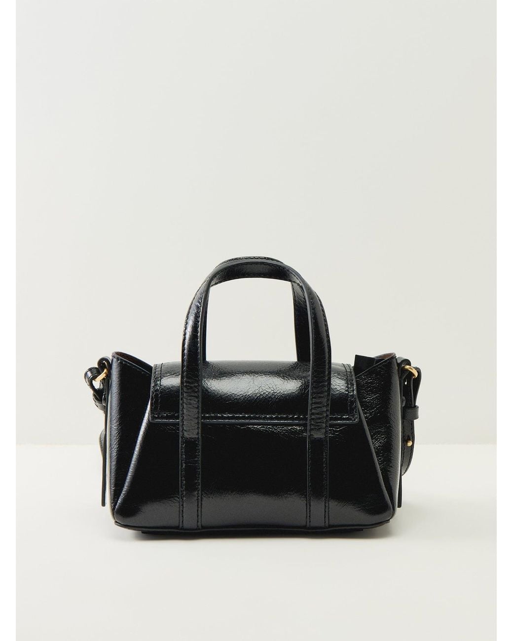 Radley Black Chancery Small Flapover Grab Bag