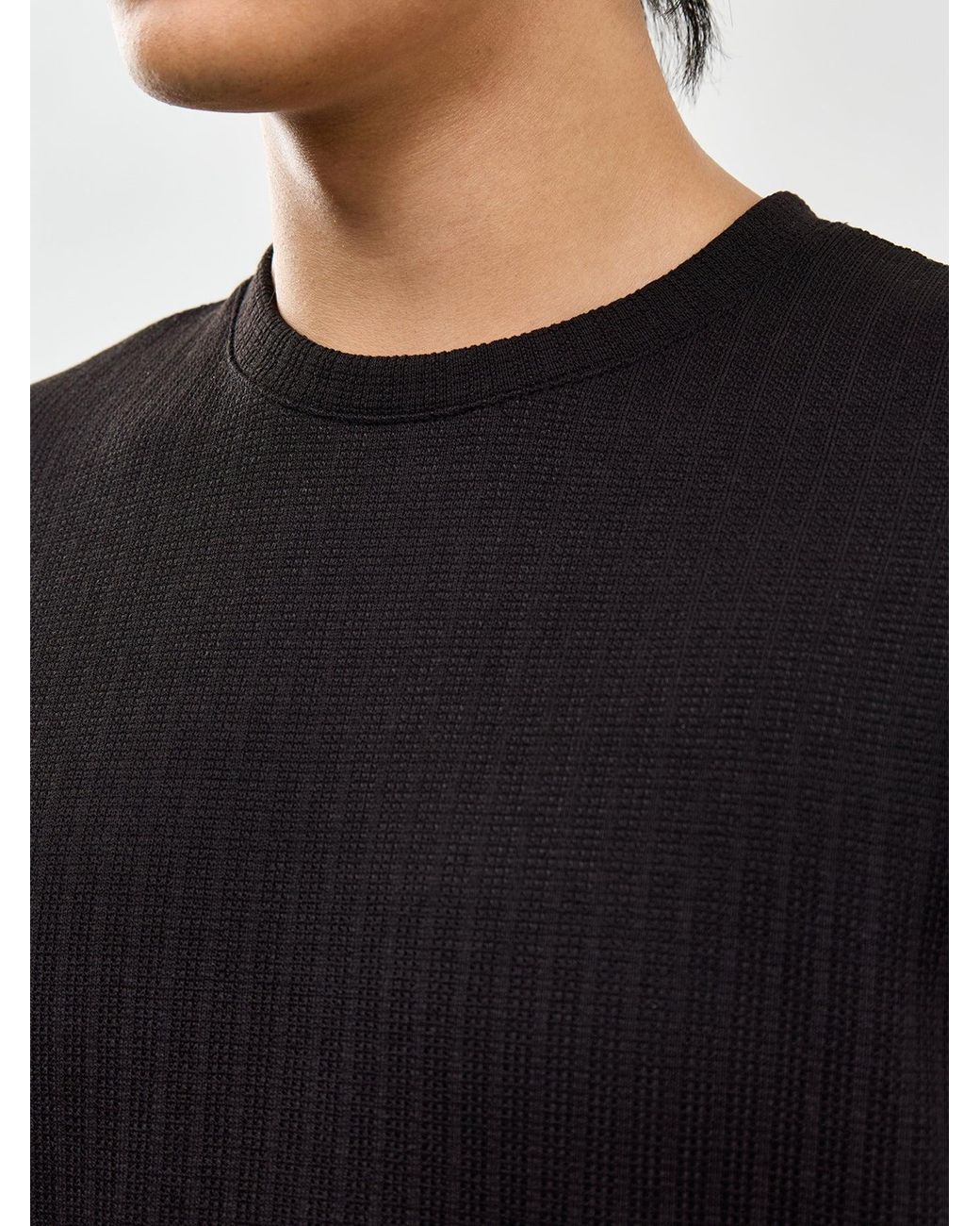 Only & Sons Black Trey Regular T-Shirt for men