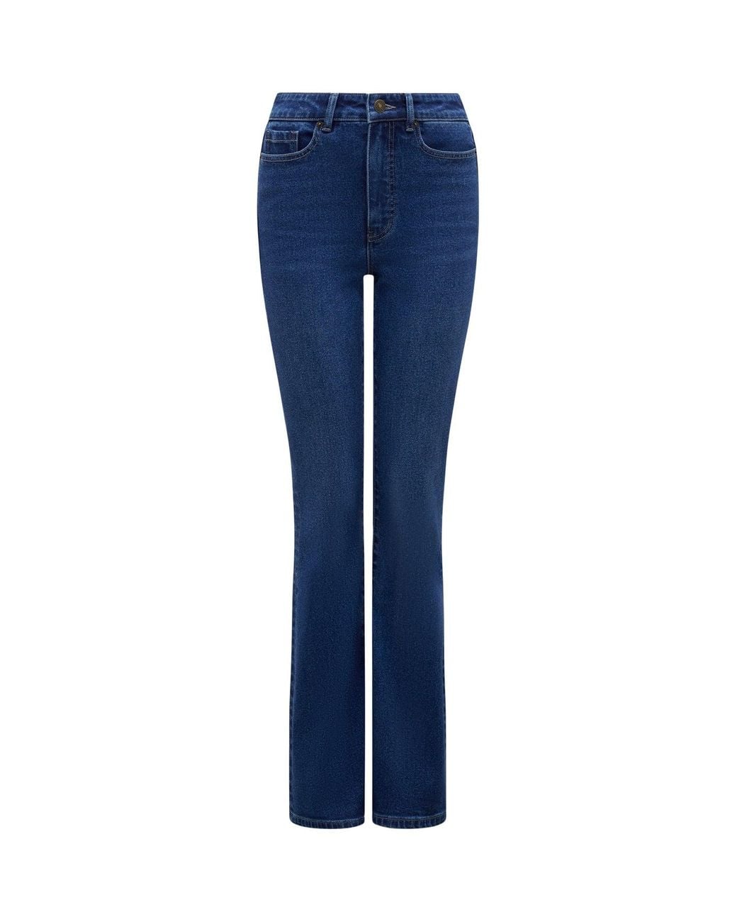 Forever New Blue Phoebe Skinny Flared Jeans
