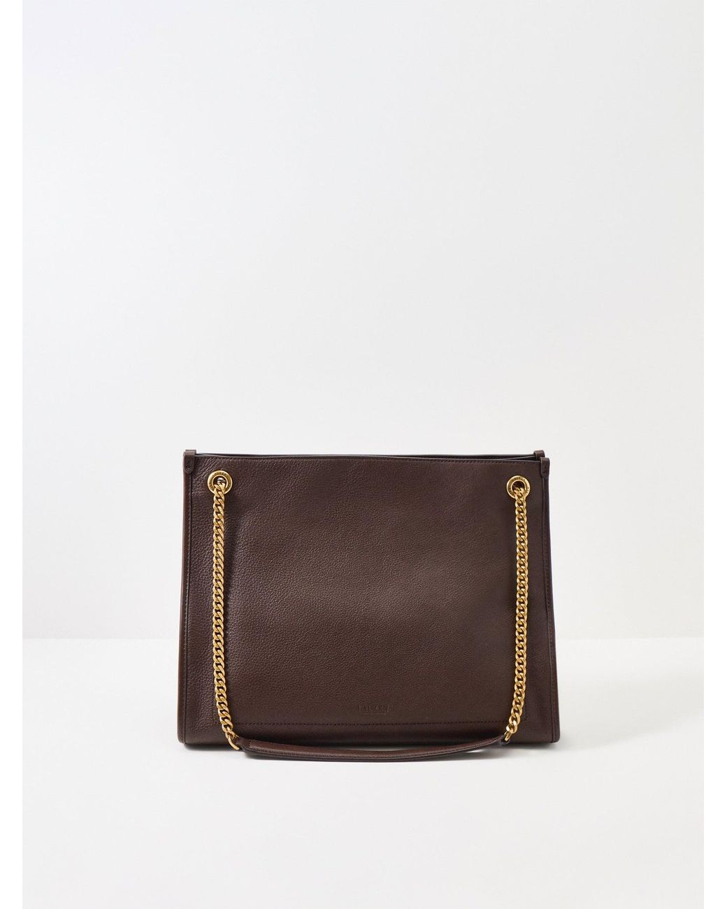 Ralph Lauren Brown Large Bradley Shopper Tote Bag