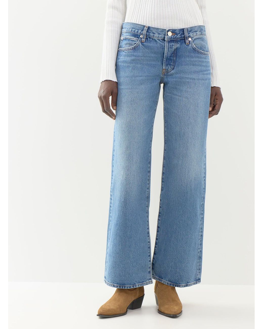 FRAME Blue The Pixie 100% Jeans