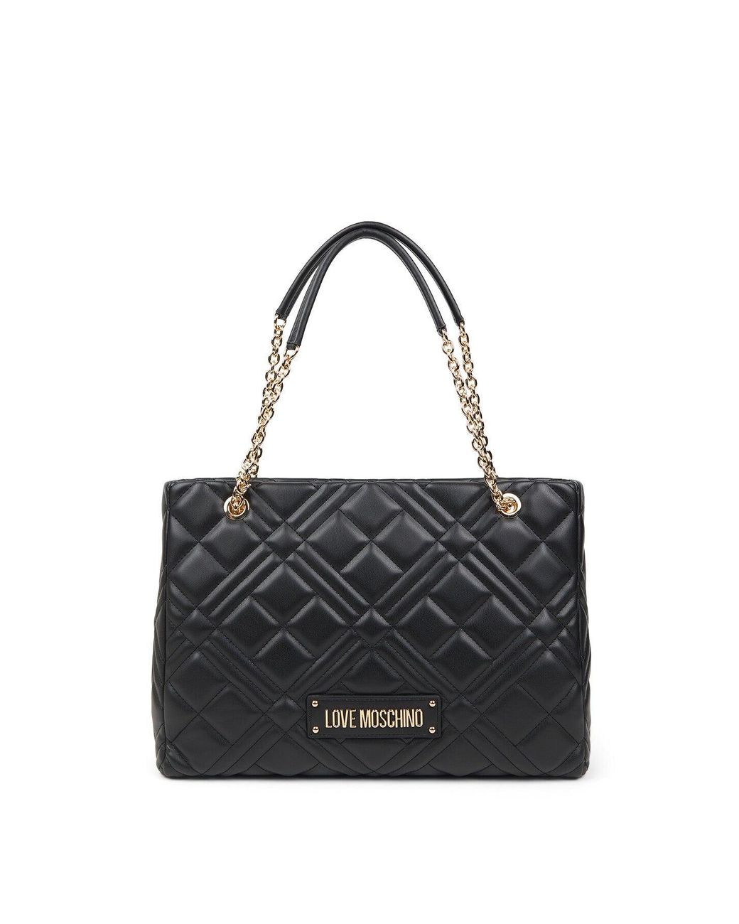 moschino quilted moschino tasche schwarz sale