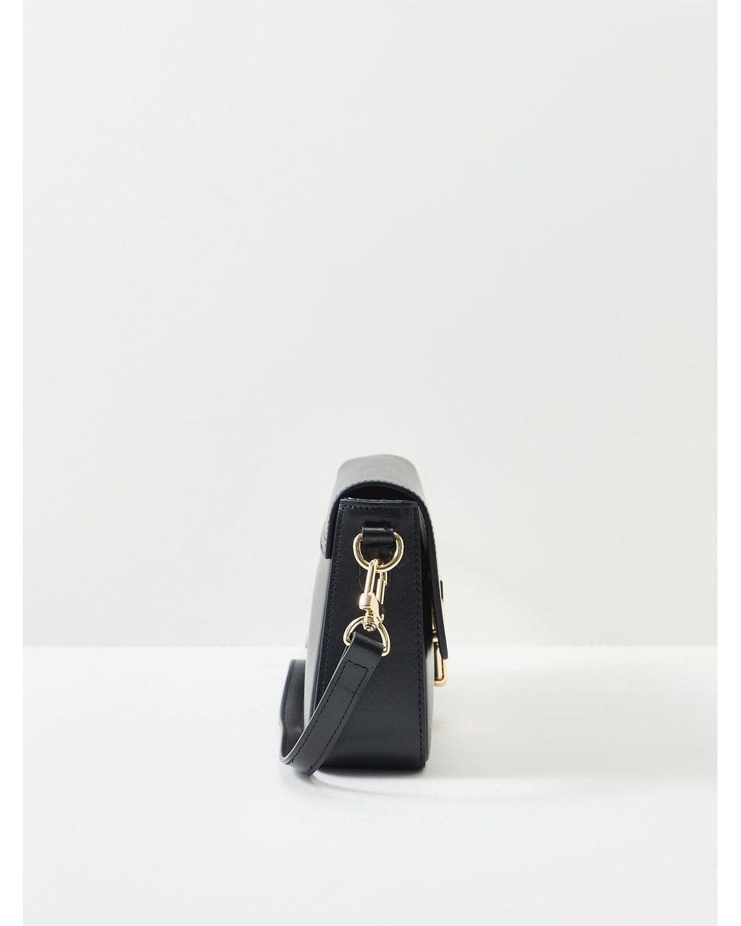 Apatchy London Black Flora Top Handle Bag