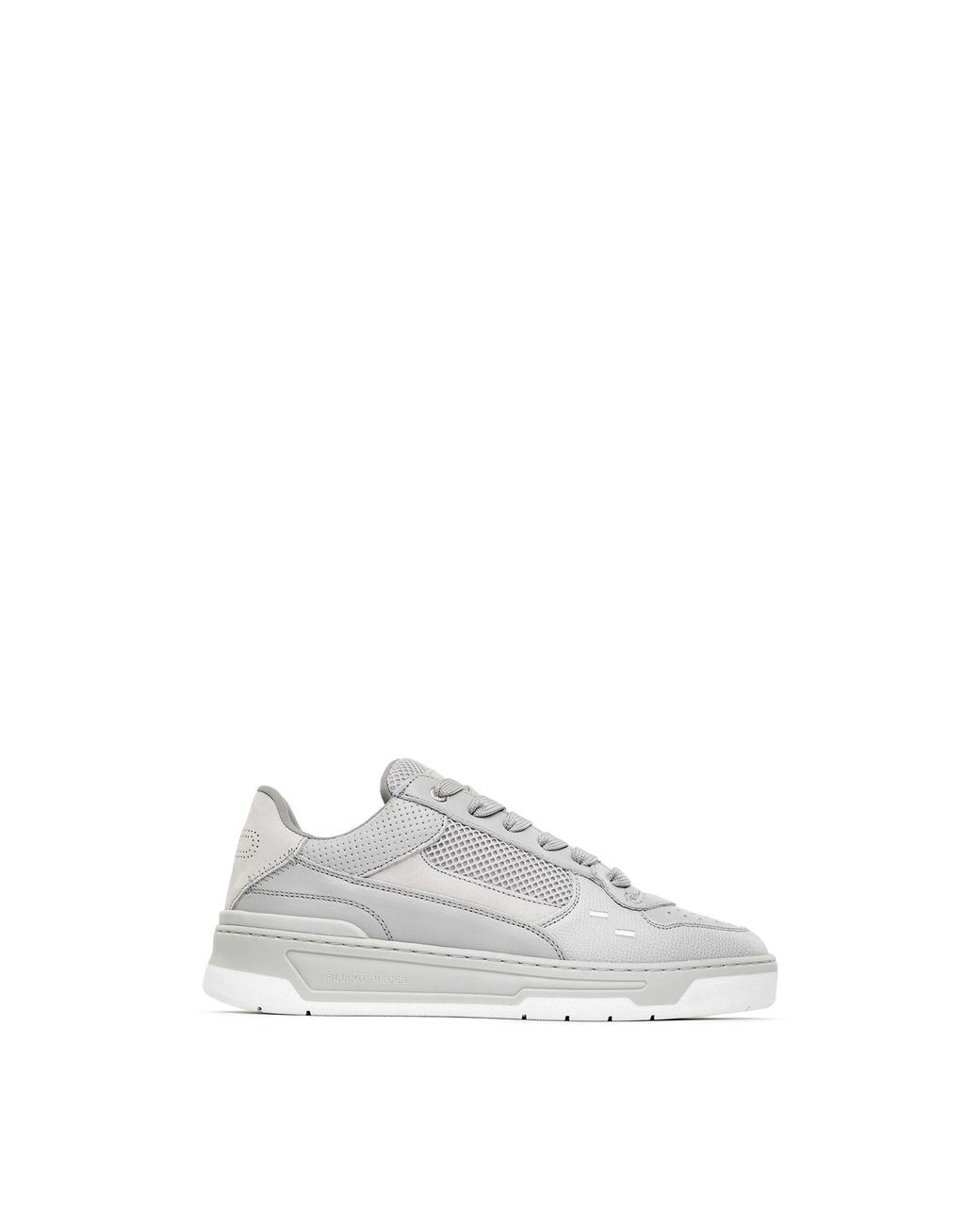 Filling Pieces White Cruiser Crumbs Suede-Inspired Trainers for men