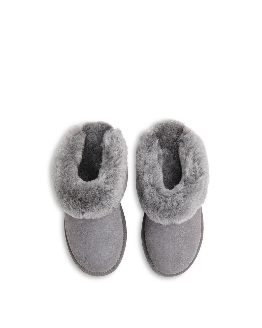 Whistles Gray Women's Emilia Cuff Slipper
