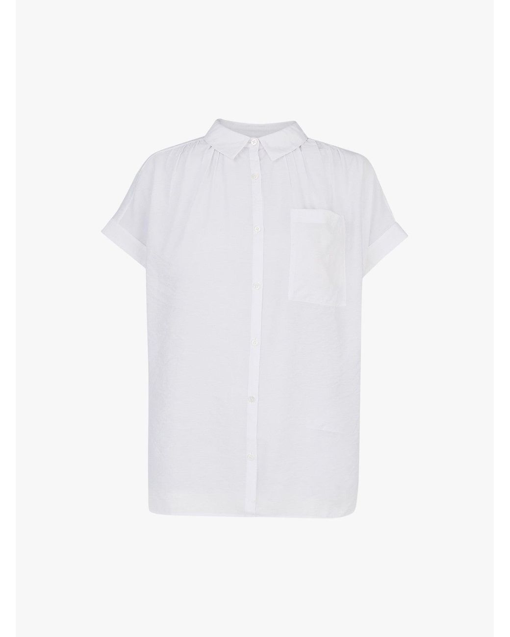 Whistles White Women's Nicola Button Through Shirt